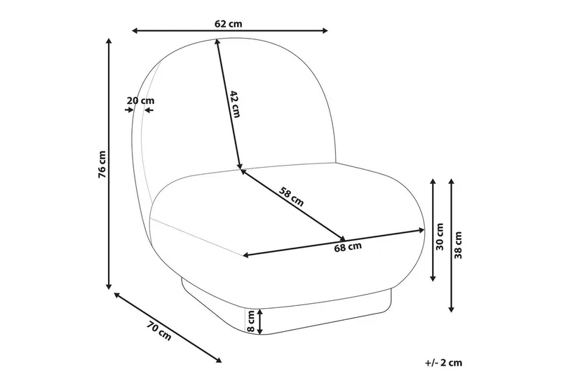 Lenestol Loviisa - Grønn, gull, Grønt, gull - Møbler - Stoler & lenestoler - Lenestoler - Lenestoler uten armlene
