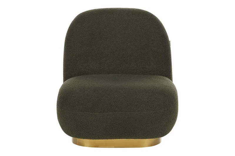 Lenestol Loviisa - Grønn, gull, Grønt, gull - Møbler - Stoler & lenestoler - Lenestoler - Lenestoler uten armlene