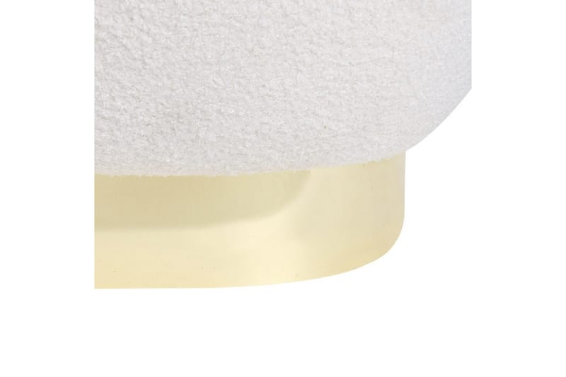 Lenestol Loviisa - Hvit, gull - Møbler - Stoler & lenestoler - Lenestoler - Lenestoler uten armlene