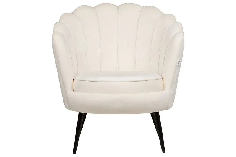 Lenestol Lovikka Hvit/Svart - Hvit/Svart - Møbler - Stoler & lenestoler - Lenestoler - Klubblenestol