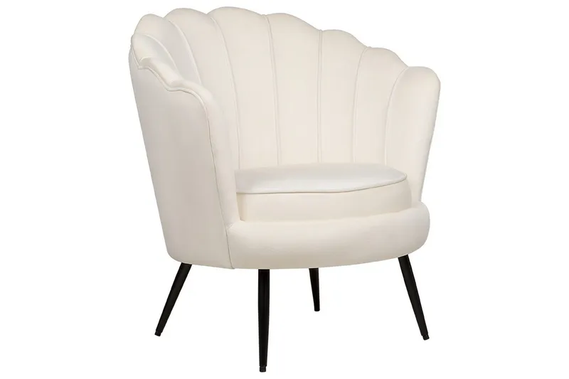 Lenestol Lovikka Hvit/Svart, Hvit/Svart