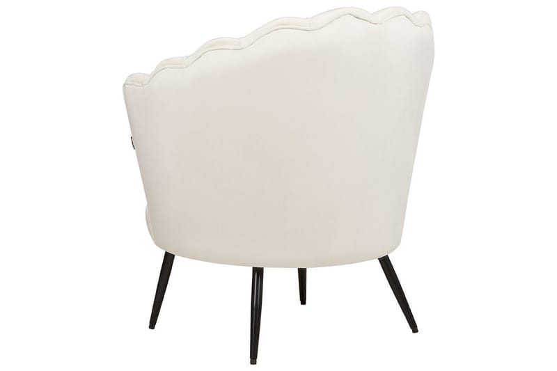 Lenestol Lovikka Hvit/Svart - Hvit/Svart - Møbler - Stoler & lenestoler - Lenestoler