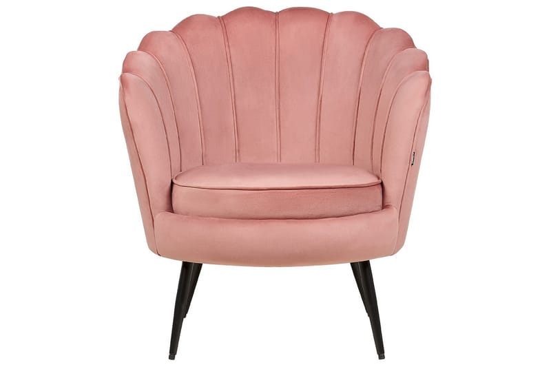 Lenestol Lovikka Rosa/Svart - Rosa/Svart - Møbler - Stoler & lenestoler - Lenestoler - Lenestoler uten armlene