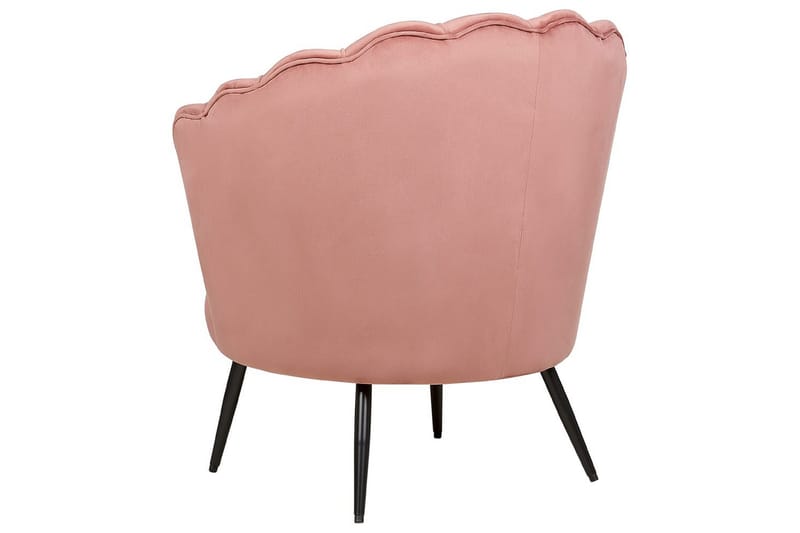 Lenestol Lovikka Rosa/Svart - Rosa/Svart - Møbler - Stoler & lenestoler - Lenestoler - Lenestoler uten armlene