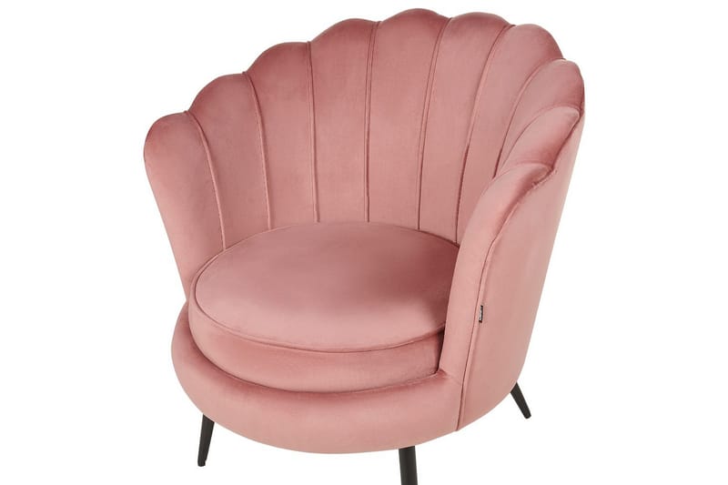 Lenestol Lovikka Rosa/Svart - Rosa/Svart - Møbler - Stoler & lenestoler - Lenestoler - Lenestoler uten armlene