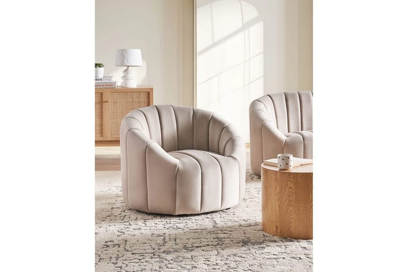 Lenestol Malung - Beige - Møbler - Stoler & lenestoler - Lenestoler - Lenestoler uten armlene