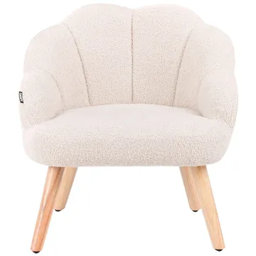 Lenestol Miland - Beige, lyst tre - Møbler - Stoler & lenestoler - Lenestoler - Lenestoler uten armlene