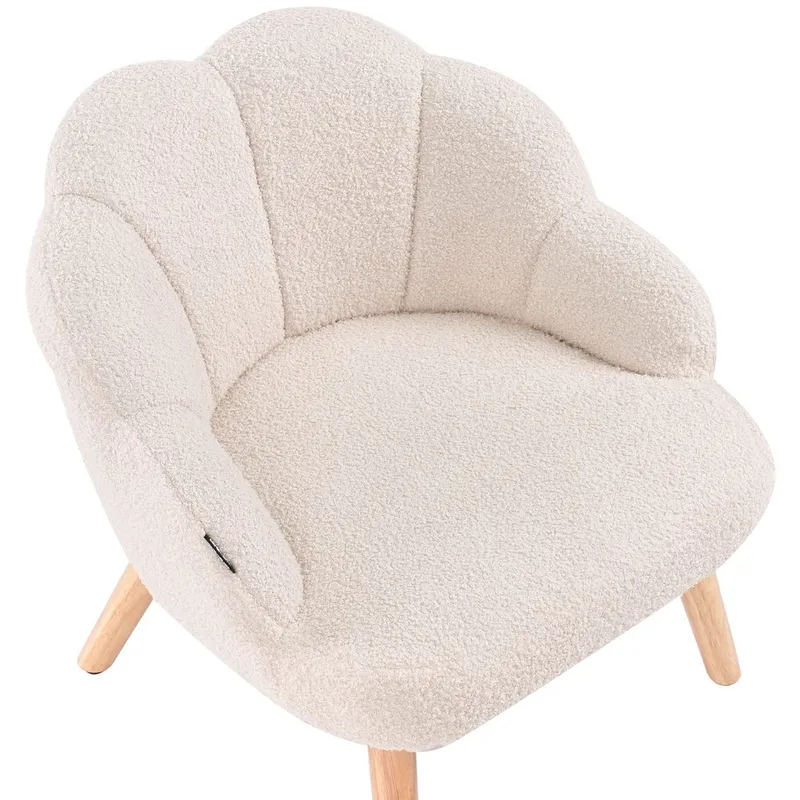 Lenestol Miland - Beige, lyst tre - Møbler - Stoler & lenestoler - Lenestoler - Lenestoler uten armlene