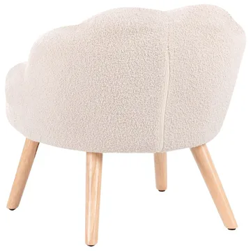 Lenestol Miland - Beige, lyst tre - Møbler - Stoler & lenestoler - Lenestoler - Lenestoler uten armlene