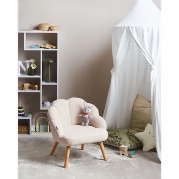Lenestol Miland - Beige, lyst tre - Møbler - Stoler & lenestoler - Lenestoler - Lenestoler uten armlene