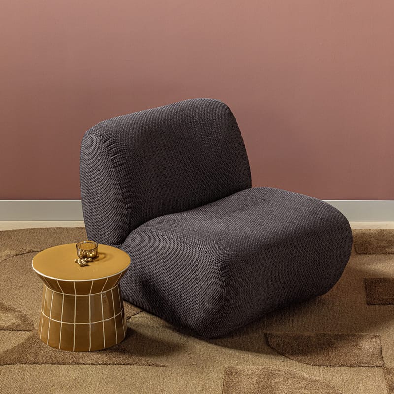 Lenestol Nomu - Antrasitt melange - Møbler - Stoler & lenestoler - Lenestoler - Lenestoler uten armlene