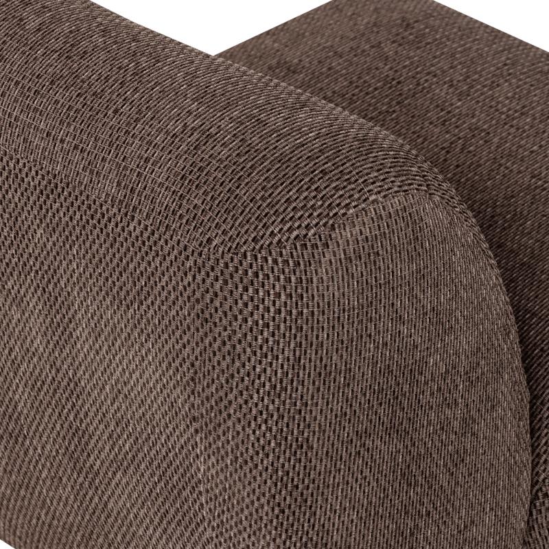 Lenestol Nomu - Brun melange - Møbler - Stoler & lenestoler - Lenestoler - Lenestoler uten armlene