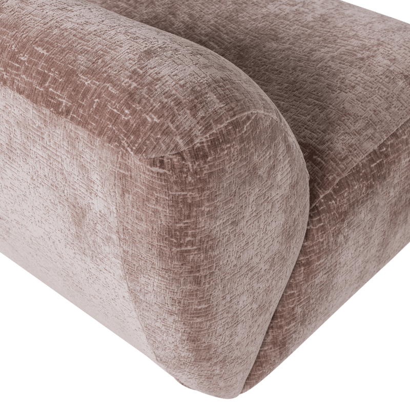 Lenestol Nomu - Lys rosa - Møbler - Stoler & lenestoler - Lenestoler - Lenestoler uten armlene