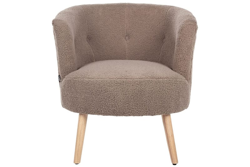 Lenestol Odenzen Brunt/lyst tre - Brunt/lyst tre - Møbler - Stoler & lenestoler - Lenestoler - Lenestoler uten armlene