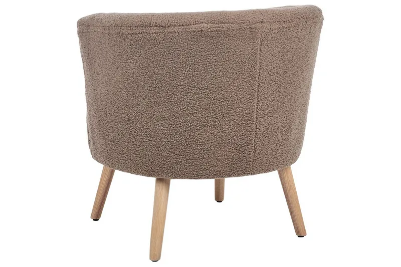 Lenestol Odenzen Brunt/lyst tre - Brunt/lyst tre - Møbler - Stoler & lenestoler - Lenestoler - Lenestoler uten armlene