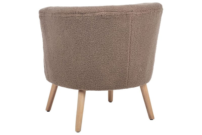 Lenestol Odenzen Brunt/lyst tre - Brunt/lyst tre - Møbler - Stoler & lenestoler - Lenestoler - Lenestoler uten armlene