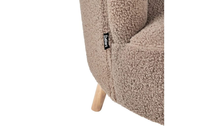 Lenestol Odenzen Brunt/lyst tre - Brunt/lyst tre - Møbler - Stoler & lenestoler - Lenestoler - Lenestoler uten armlene