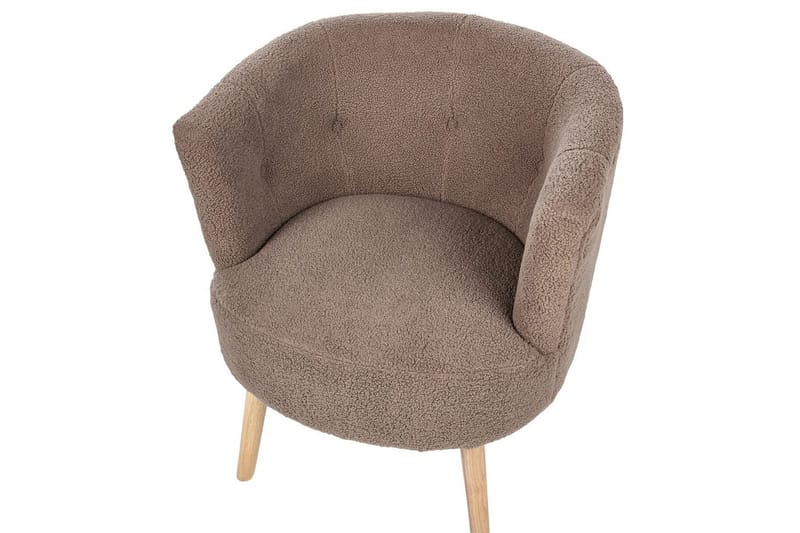 Lenestol Odenzen Brunt/lyst tre - Brunt/lyst tre - Møbler - Stoler & lenestoler - Lenestoler - Lenestoler uten armlene