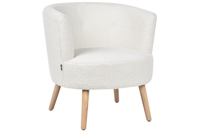 Lenestol Odenzen Hvit/lyst tre - Hvit/lyst tre - Møbler - Stoler & lenestoler - Lenestoler - Lenestoler uten armlene