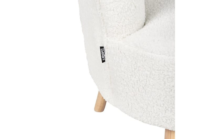 Lenestol Odenzen Hvit/lyst tre - Hvit/lyst tre - Møbler - Stoler & lenestoler - Lenestoler - Lenestoler uten armlene