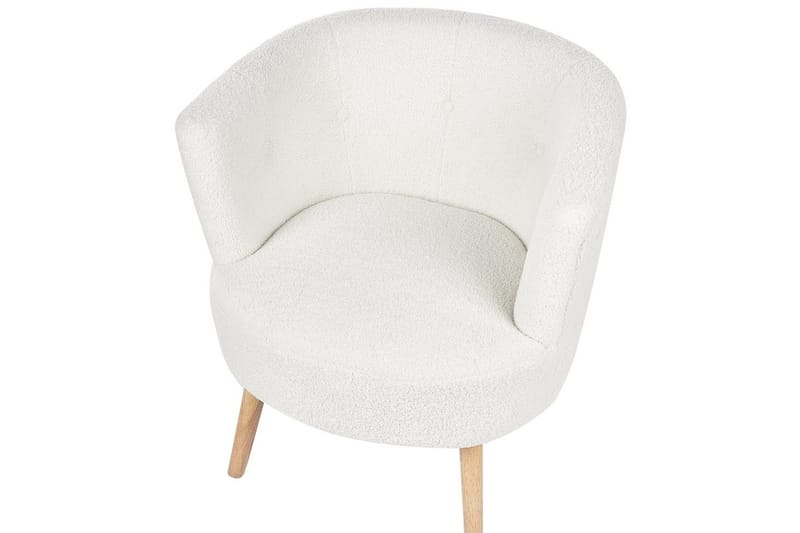 Lenestol Odenzen Hvit/lyst tre - Hvit/lyst tre - Møbler - Stoler & lenestoler - Lenestoler - Lenestoler uten armlene