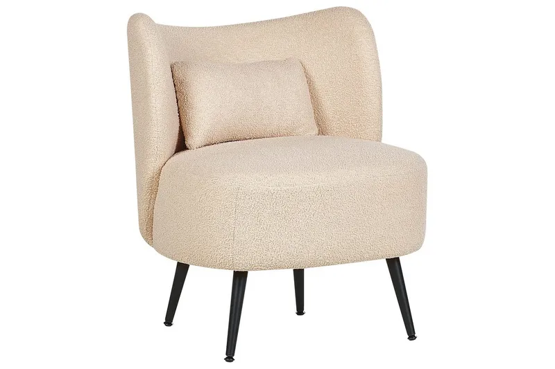 Lenestol Otsby - Beige, svart - Møbler - Stoler & lenestoler - Lenestoler - Lenestoler uten armlene