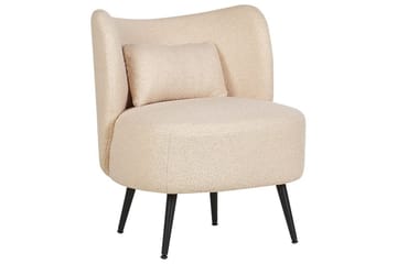 Lenestol Otsby - Beige, svart - Møbler - Stoler & lenestoler - Lenestoler - Lenestoler uten armlene