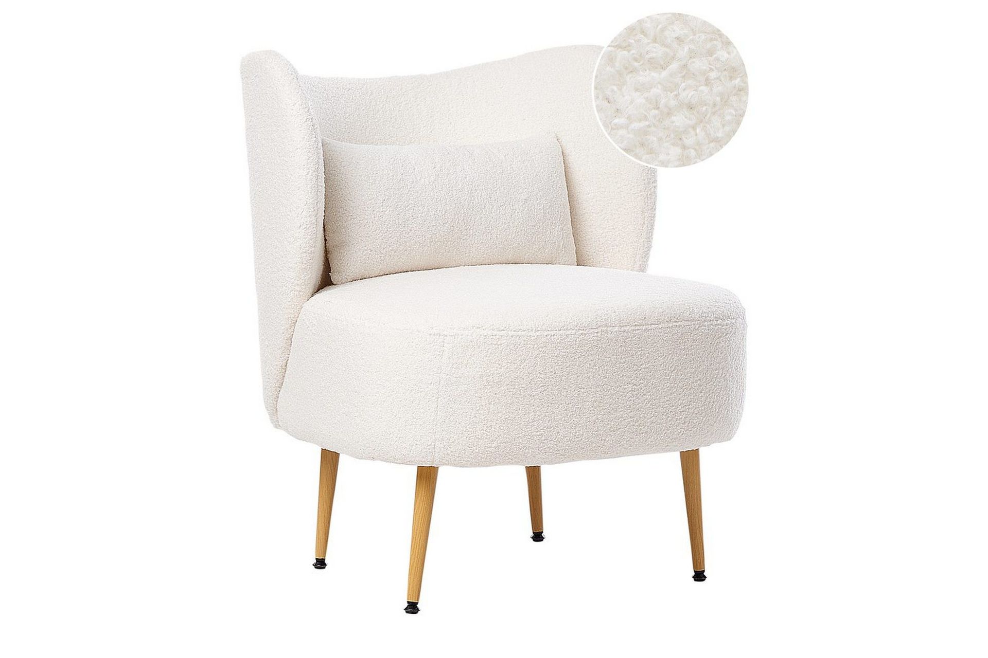 Lenestol Otsby II Hvit/lyst tre - Hvit/lyst tre