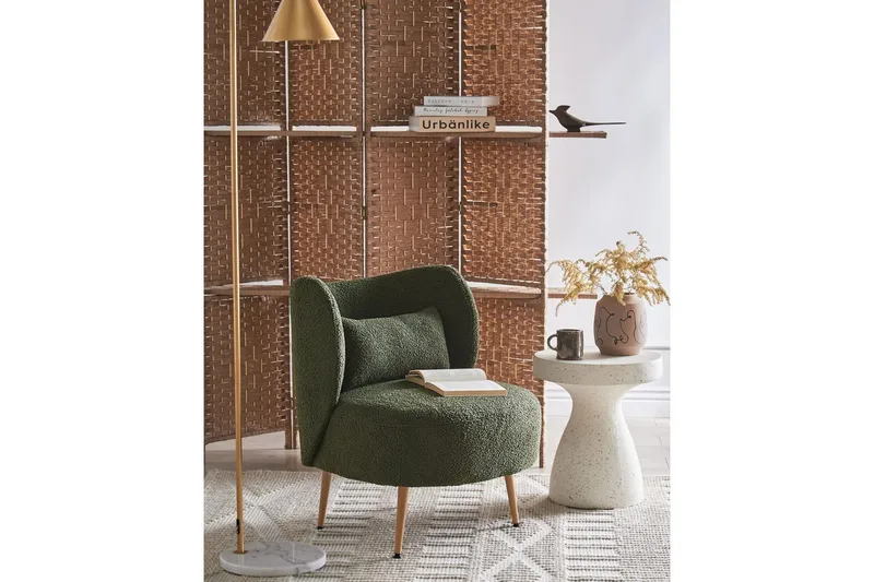 Lenestol Otsby II Mørk grønn/lyst tre - Mørk grønn/lyst tre - Møbler - Stoler & lenestoler - Lenestoler - Lenestoler uten armlene