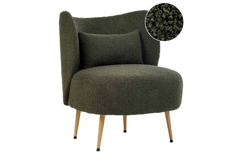 Lenestol Otsby II Mørk grønn/lyst tre - Mørk grønn/lyst tre - Møbler - Stoler & lenestoler - Lenestoler - Lenestoler uten armlene