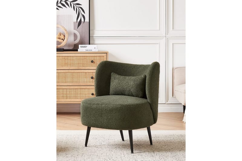 Lenestol Otsby - Mørkegrønn, svart - Møbler - Stoler & lenestoler - Lenestoler - Lenestoler uten armlene