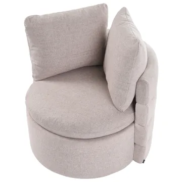 Lenestol Randers - Beige - Møbler - Stoler & lenestoler - Lenestoler - Klubblenestol