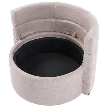 Lenestol Randers - Beige - Møbler - Stoler & lenestoler - Lenestoler - Klubblenestol