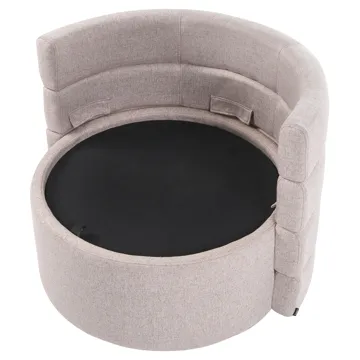 Lenestol Randers - Beige - Møbler - Stoler & lenestoler - Lenestoler - Klubblenestol