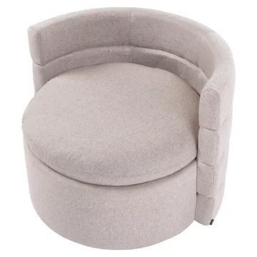 Lenestol Randers - Beige - Møbler - Stoler & lenestoler - Lenestoler - Klubblenestol