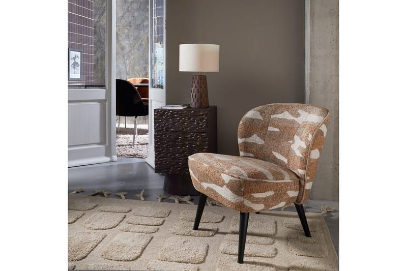 Lenestol Sara - Sand - Møbler - Stoler & lenestoler - Lenestoler - Lenestoler uten armlene