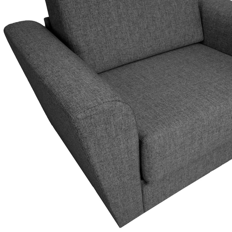 Lenestol-seng HOME4YOU Vesper 120x40xh75 cm, melamin med eikebark - Møbler - Stoler & lenestoler - Lenestoler - Sovestol