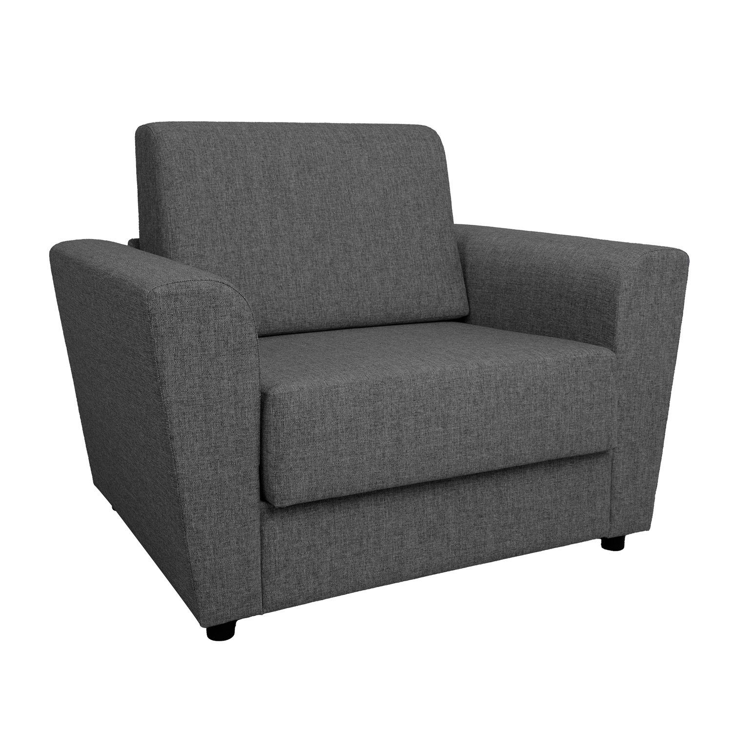 Lenestol-seng HOME4YOU Vesper 120x40xh75 cm, melamin med eikebark -