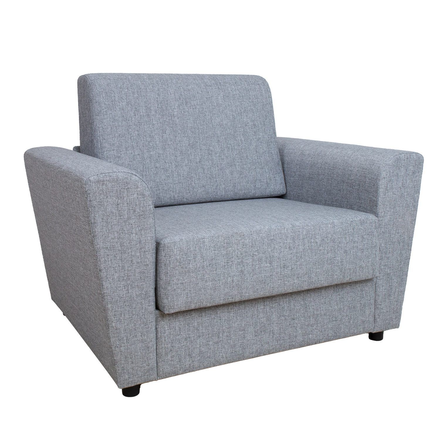 Lenestol-seng HOME4YOU Vesper 150x40xh74 cm, melamin med eikebark -