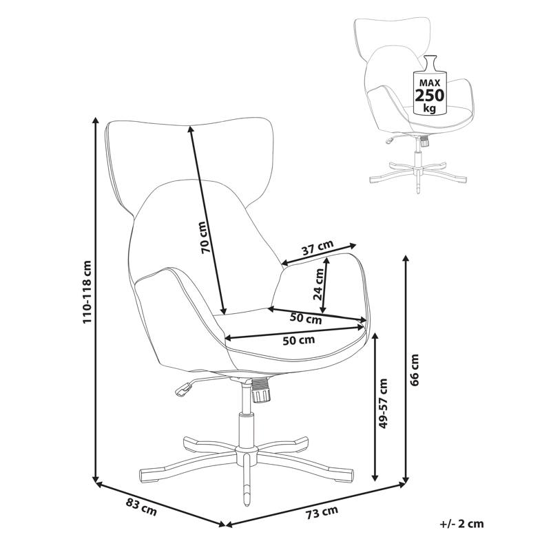 Lenestol Sonderby - Beige - Møbler - Stoler & lenestoler - Lenestoler - Recliner & kinostol