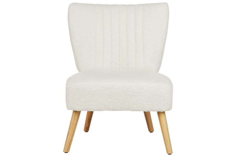 Lenestol Vaasa - Hvit, mørkt tre - Møbler - Stoler & lenestoler - Lenestoler - Lenestoler uten armlene