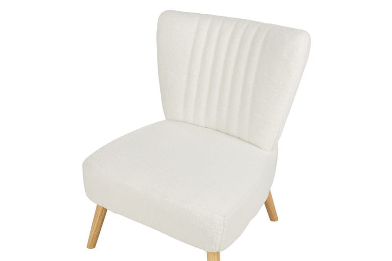 Lenestol Vaasa - Hvit, mørkt tre - Møbler - Stoler & lenestoler - Lenestoler - Lenestoler uten armlene