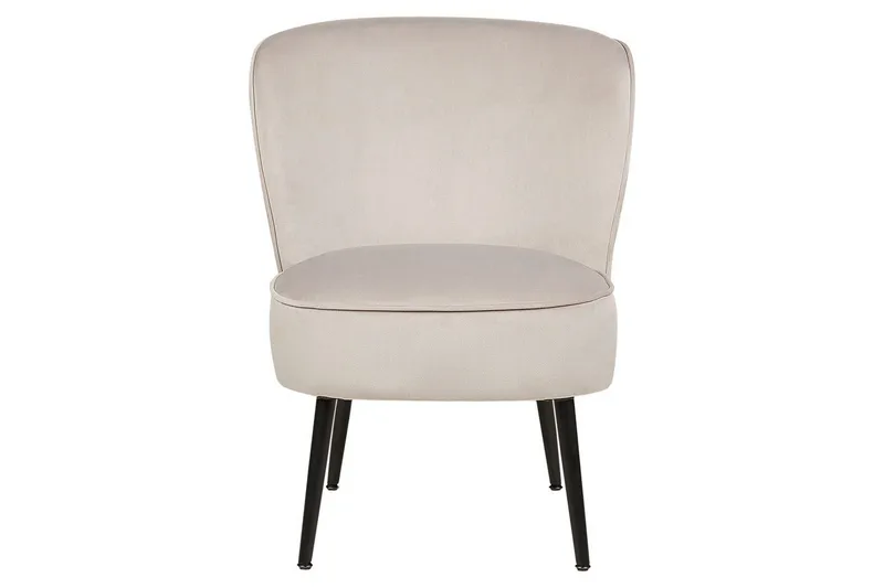 Lenestol Voss - Beige, grå, svart - Møbler - Stoler & lenestoler - Lenestoler - Lenestoler uten armlene