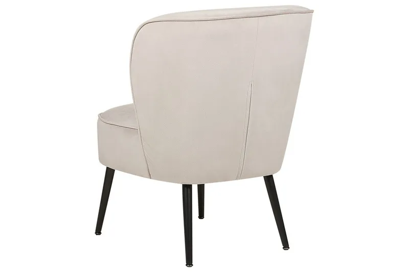 Lenestol Voss - Beige, grå, svart - Møbler - Stoler & lenestoler - Lenestoler - Lenestoler uten armlene