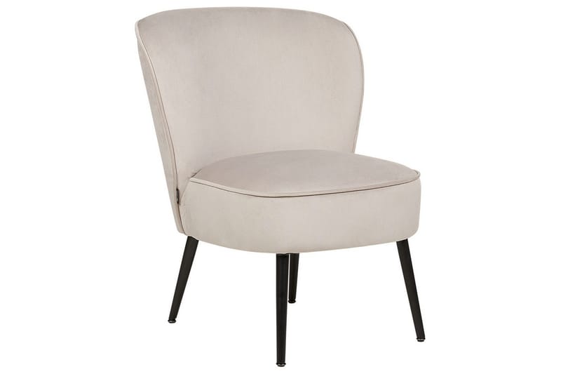 Lenestol Voss - Beige, grå, svart - Møbler - Stoler & lenestoler - Lenestoler - Lenestoler uten armlene