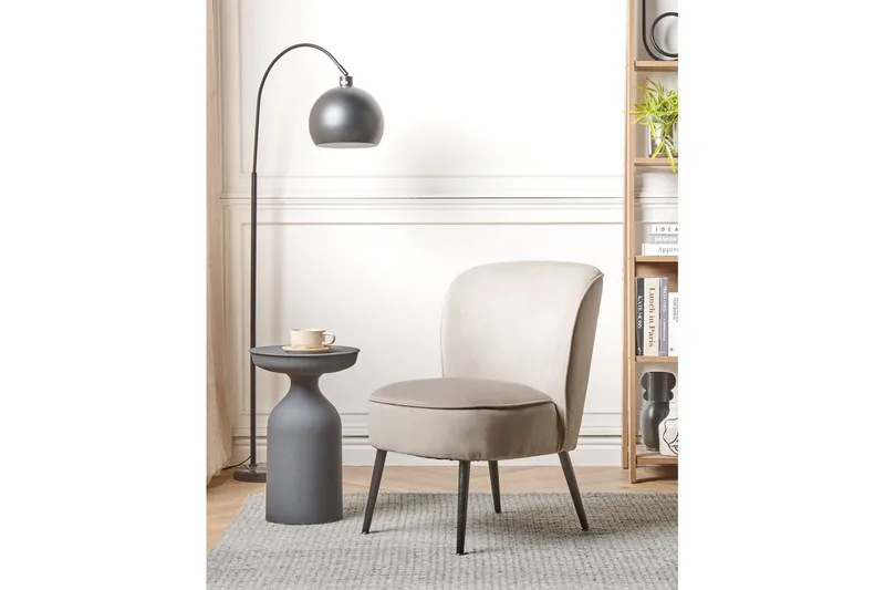 Lenestol Voss - Beige, grå, svart - Møbler - Stoler & lenestoler - Lenestoler - Lenestoler uten armlene