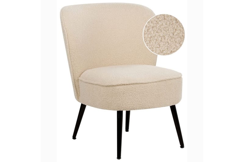 Lenestol Voss - Beige, svart - Møbler - Stoler & lenestoler - Lenestoler - Lenestoler uten armlene