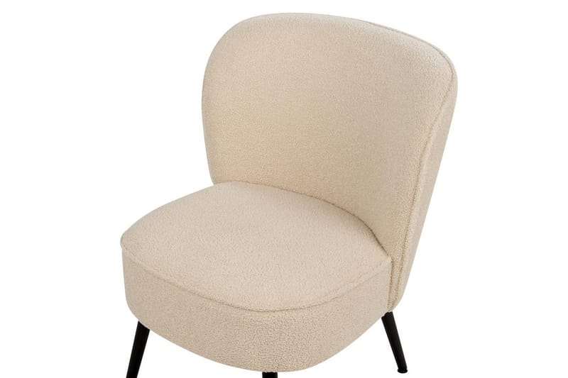 Lenestol Voss - Beige, svart - Møbler - Stoler & lenestoler - Lenestoler - Lenestoler uten armlene