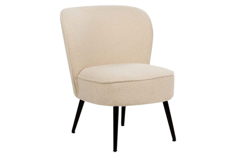 Lenestol Voss - Beige, svart - Møbler - Stoler & lenestoler - Lenestoler - Lenestoler uten armlene