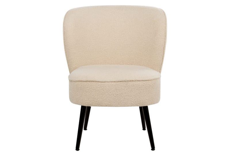 Lenestol Voss - Beige, svart - Møbler - Stoler & lenestoler - Lenestoler - Lenestoler uten armlene
